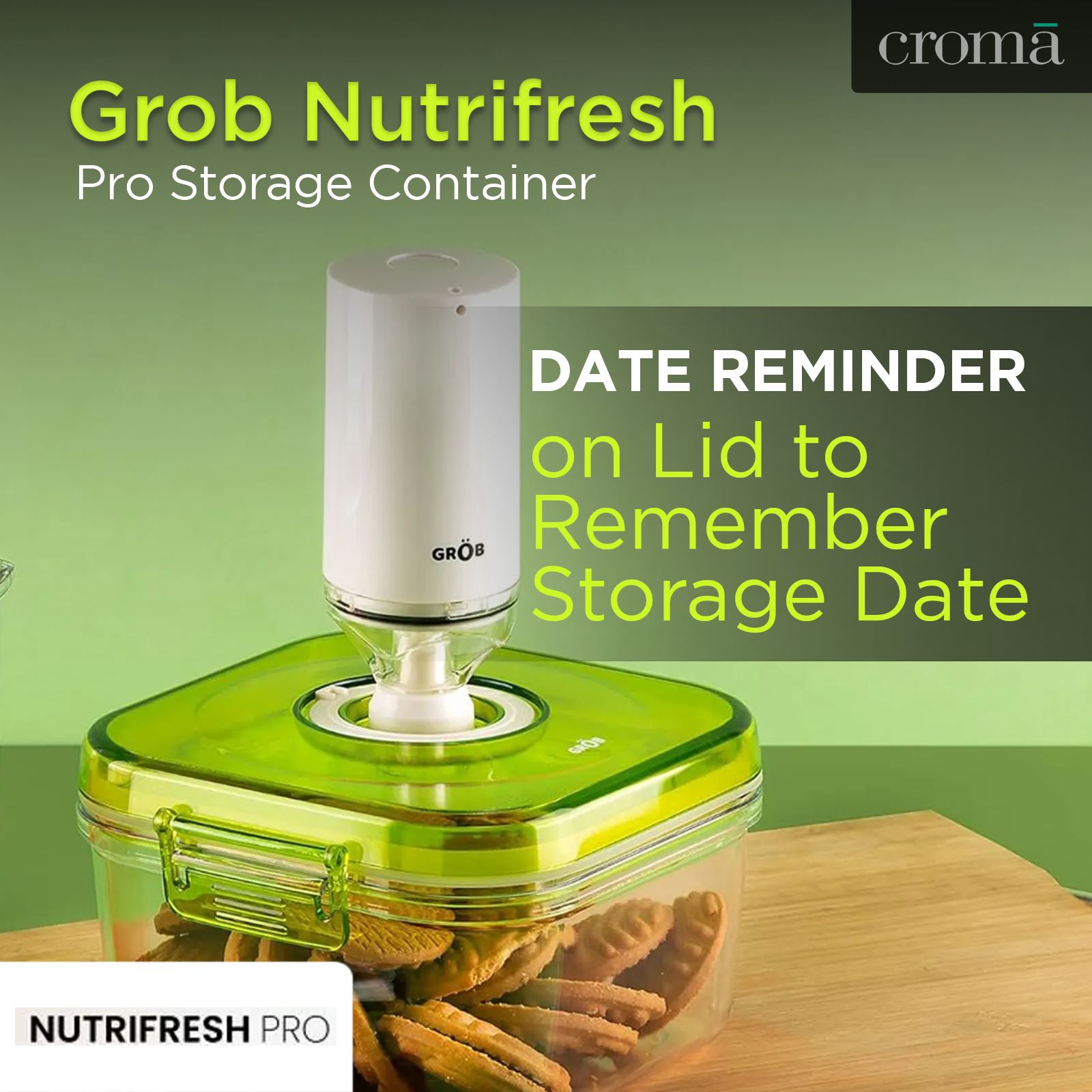 Grob Nutrifresh Pro Storage Container (Anti Fungal and Hygienic, Transparent)_13