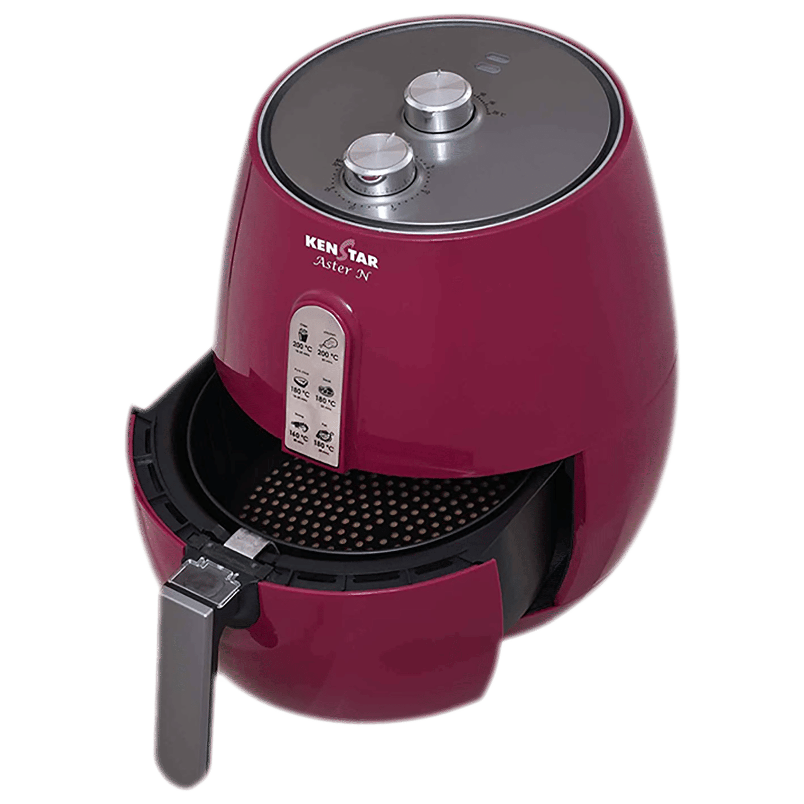 KENSTAR Aster-N 3.5L 1500 Watt Air Fryer with Overheat Protection (Maroon) KENSTAR Aster-N 3.5L 1500 Watt Air Fryer with Overheat Protection (Maroon)_4