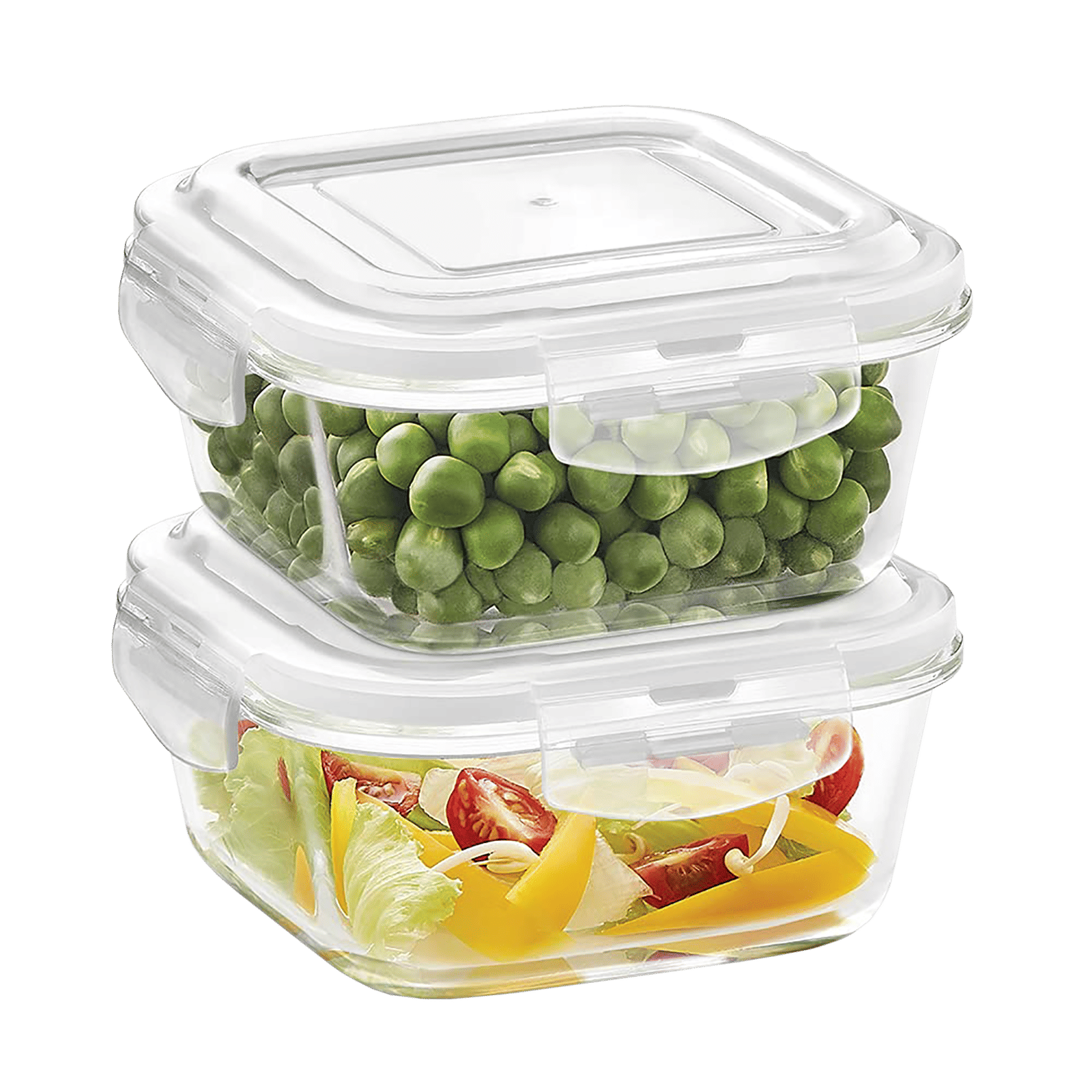BOROSIL Klip n Store 800ml Borosilicate Glass Square Storage Container with Lid (Scratch Resistant, Transparent) BOROSIL Klip n Store 800ml Borosilicate Glass Square Storage Container with Lid (Scratch Resistant, Transparent)_6