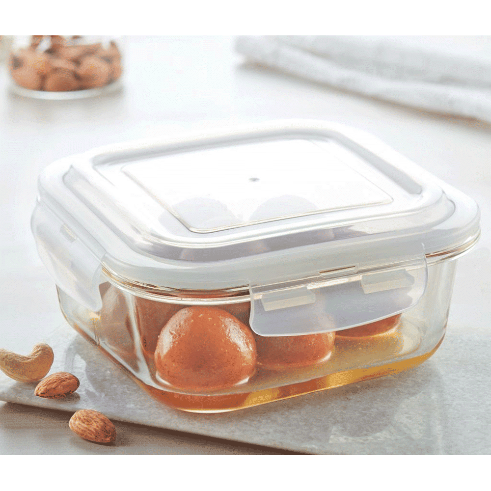 BOROSIL Klip n Store 520ml Borosilicate Glass Container with Air Tight Lid (Scratch Resistant, Transparent) BOROSIL Klip n Store 520ml Borosilicate Glass Container with Air Tight Lid (Scratch Resistant, Transparent)_4