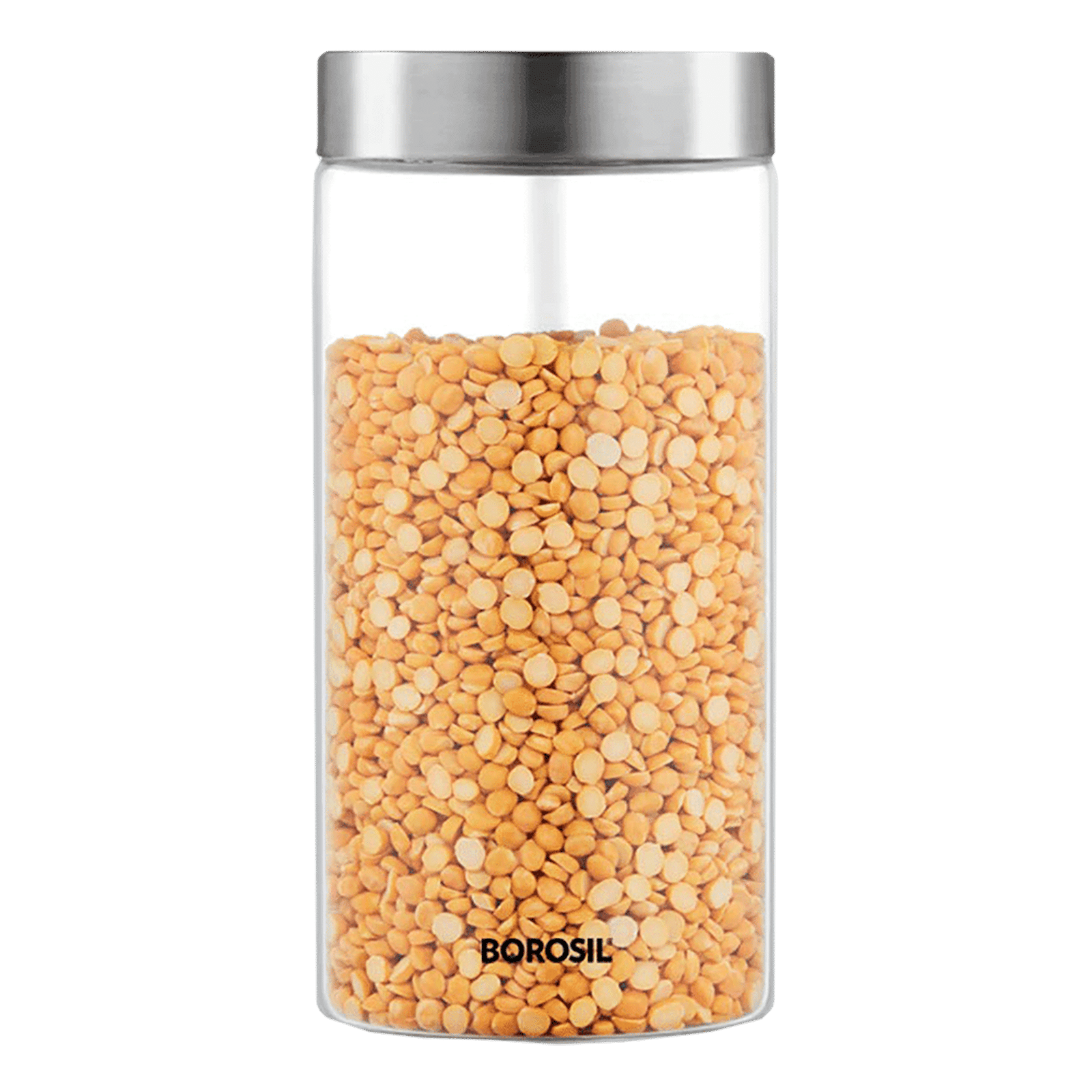 BOROSIL Endura 1.2L Borosilicate Glass Jar with Screw Top Lid (Scratch Resistant, Transparent) BOROSIL Endura 1.2L Borosilicate Glass Jar with Screw Top Lid (Scratch Resistant, Transparent)_1