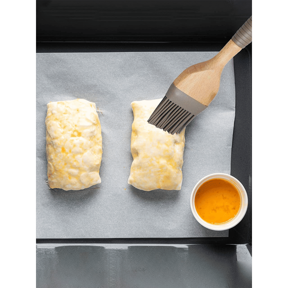 Sabichi Silicone Bamboo Flat Brush (Soft & Comfortable Grip, Grey) Sabichi Silicone Bamboo Flat Brush (Soft & Comfortable Grip, Grey)_5