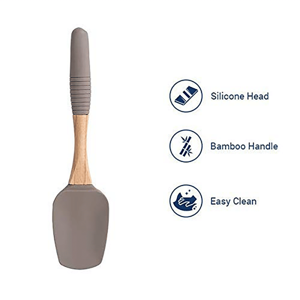 Sabichi Silicone Spatula (Heat Resistant, Grey)_4