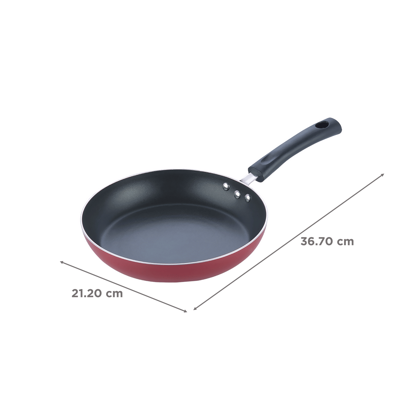 VINOD Zest Induction Non Stick Fry Pan(IZFP20, Black)_2