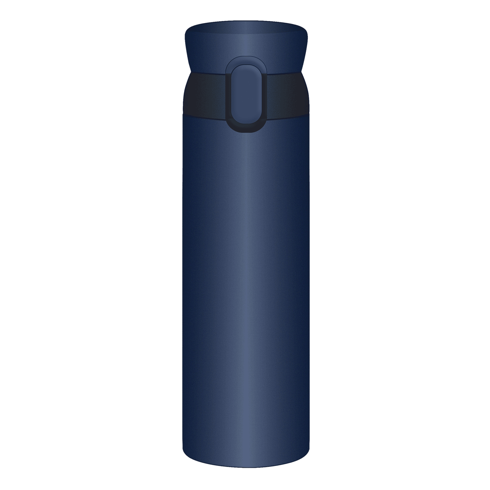 LocknLock Wannabe 450 ml Cylindrical Stainless Steel Water Bottle (Leak proof, LHC3240NVY, Blue)_1