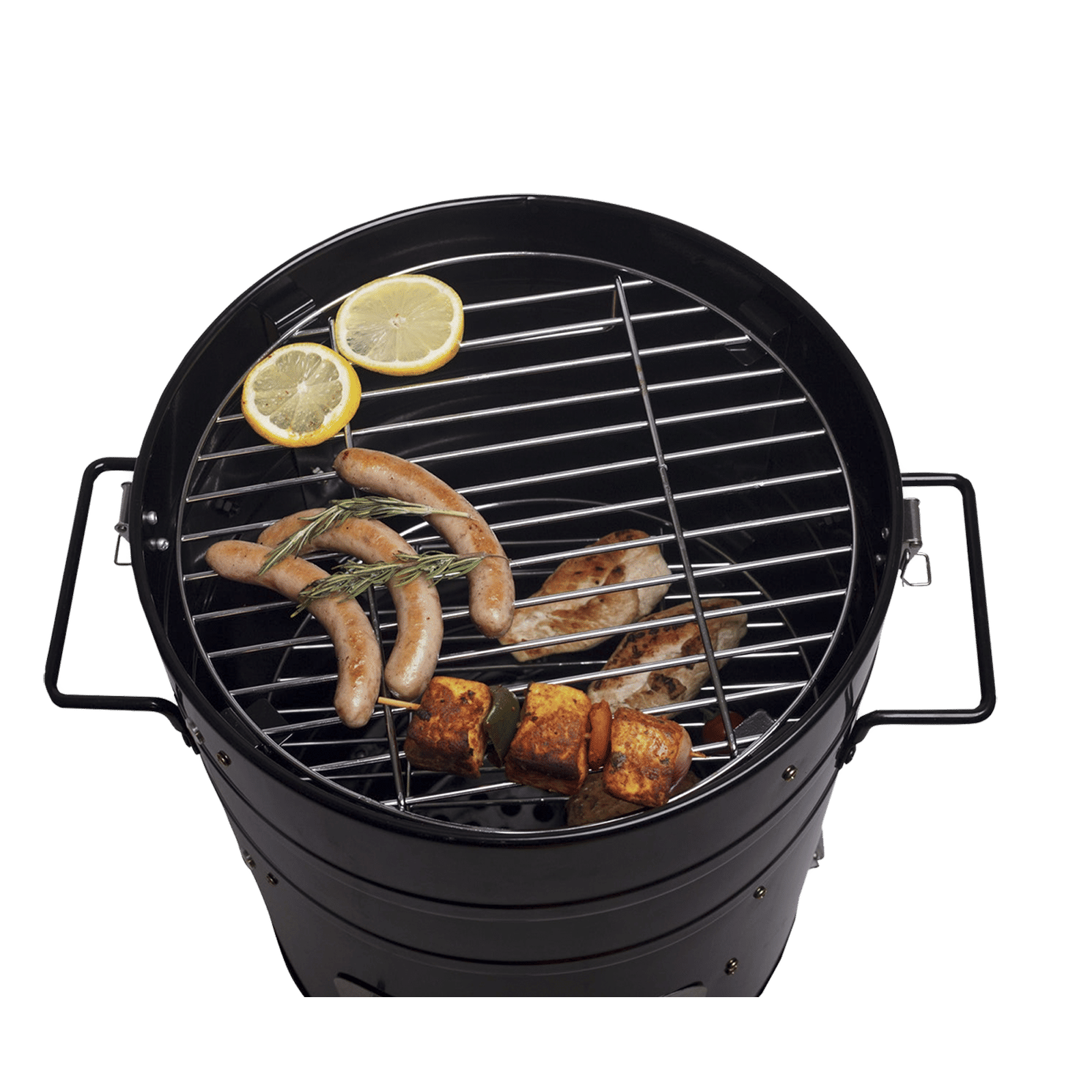 Peng Essential Premium Barrell Style Charcoal Barbeque & Smoker Grill (Scratch Resistant)_14