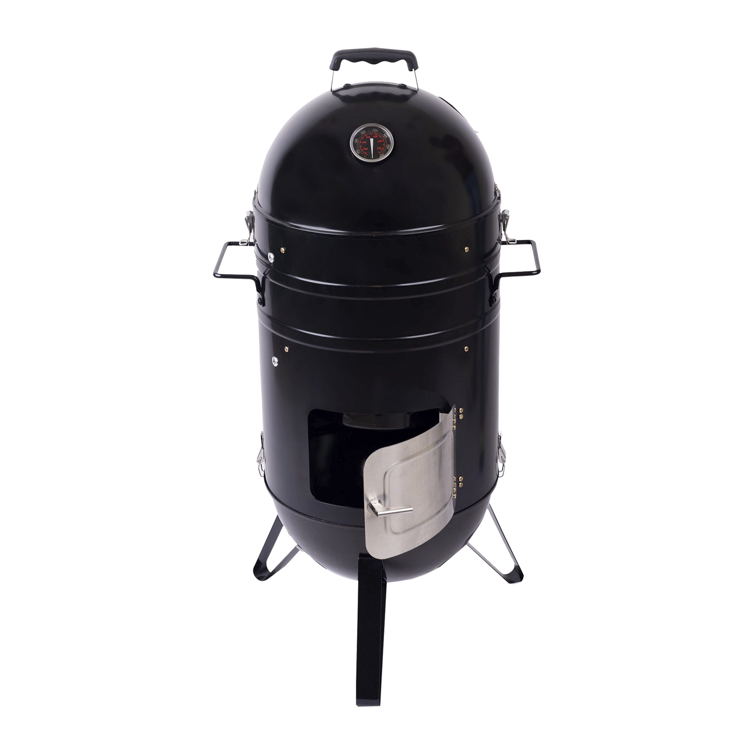 Peng Essential Premium Barrell Style Charcoal Barbeque & Smoker Grill (Scratch Resistant)_4
