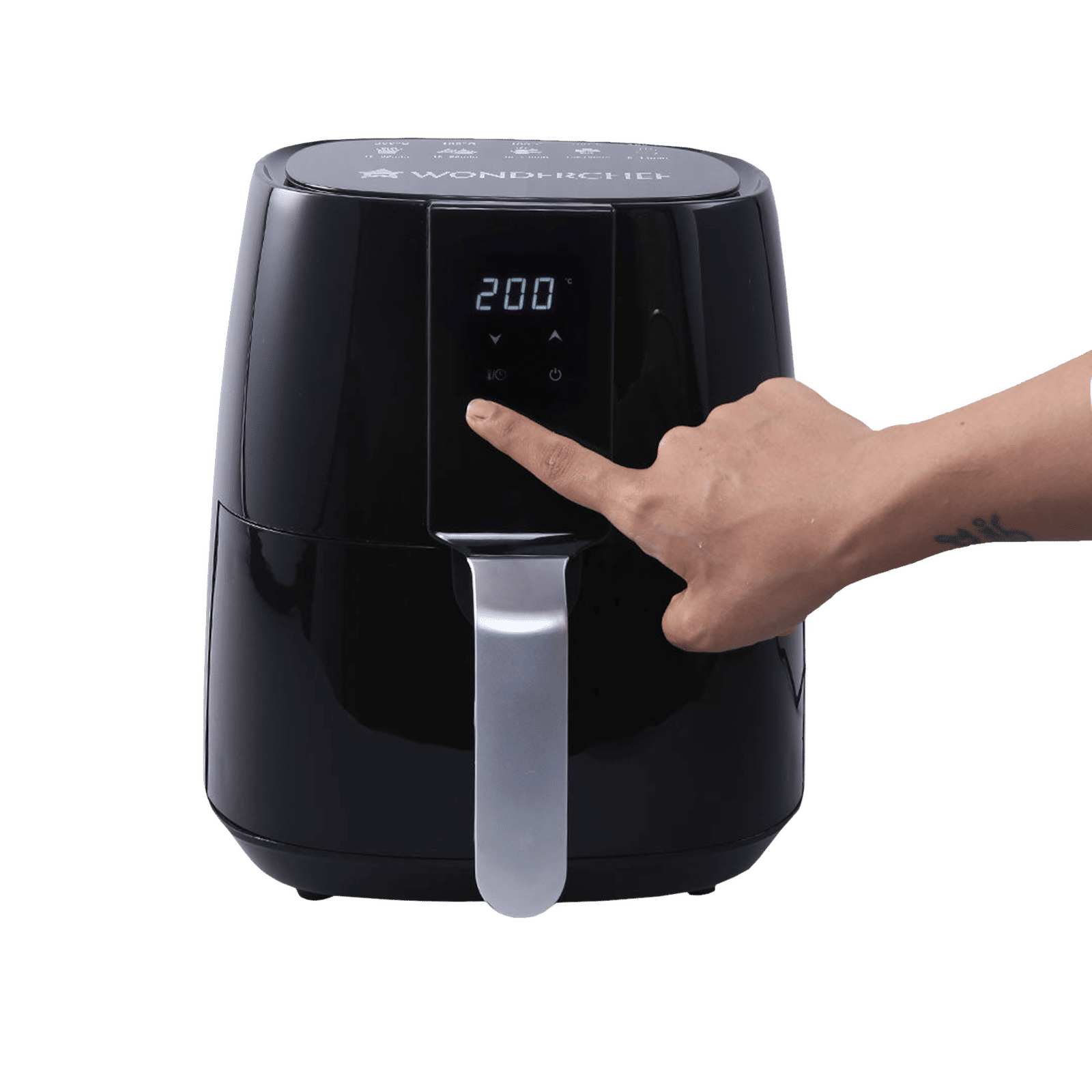 WONDERCHEF Prato 3.8L 1450 Watt Digital Air Fryer with Rapid Air Technology (Black) WONDERCHEF Prato 3.8L 1450 Watt Digital Air Fryer with Rapid Air Technology (Black)_6