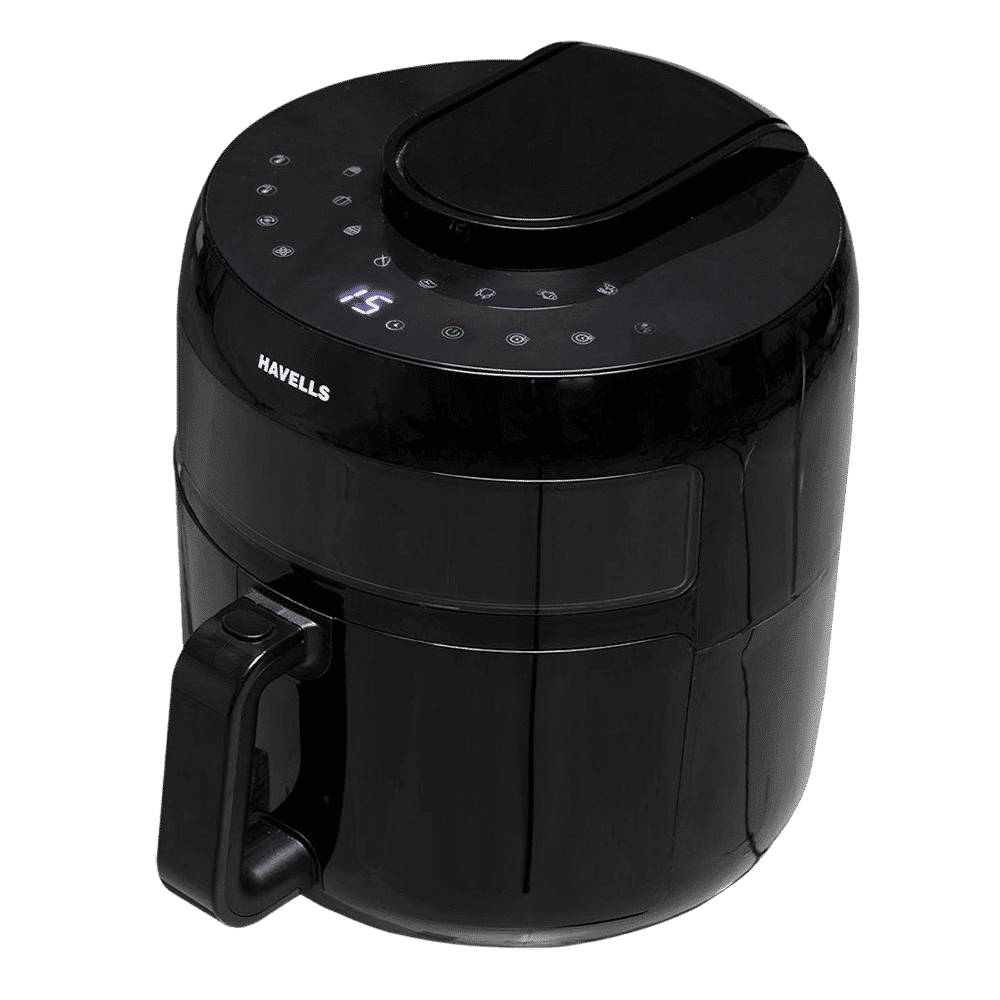HAVELLS Prolife Crystal 5L 1500 Watt Digital Air Fryer with 8 Preset Options (Black)_6
