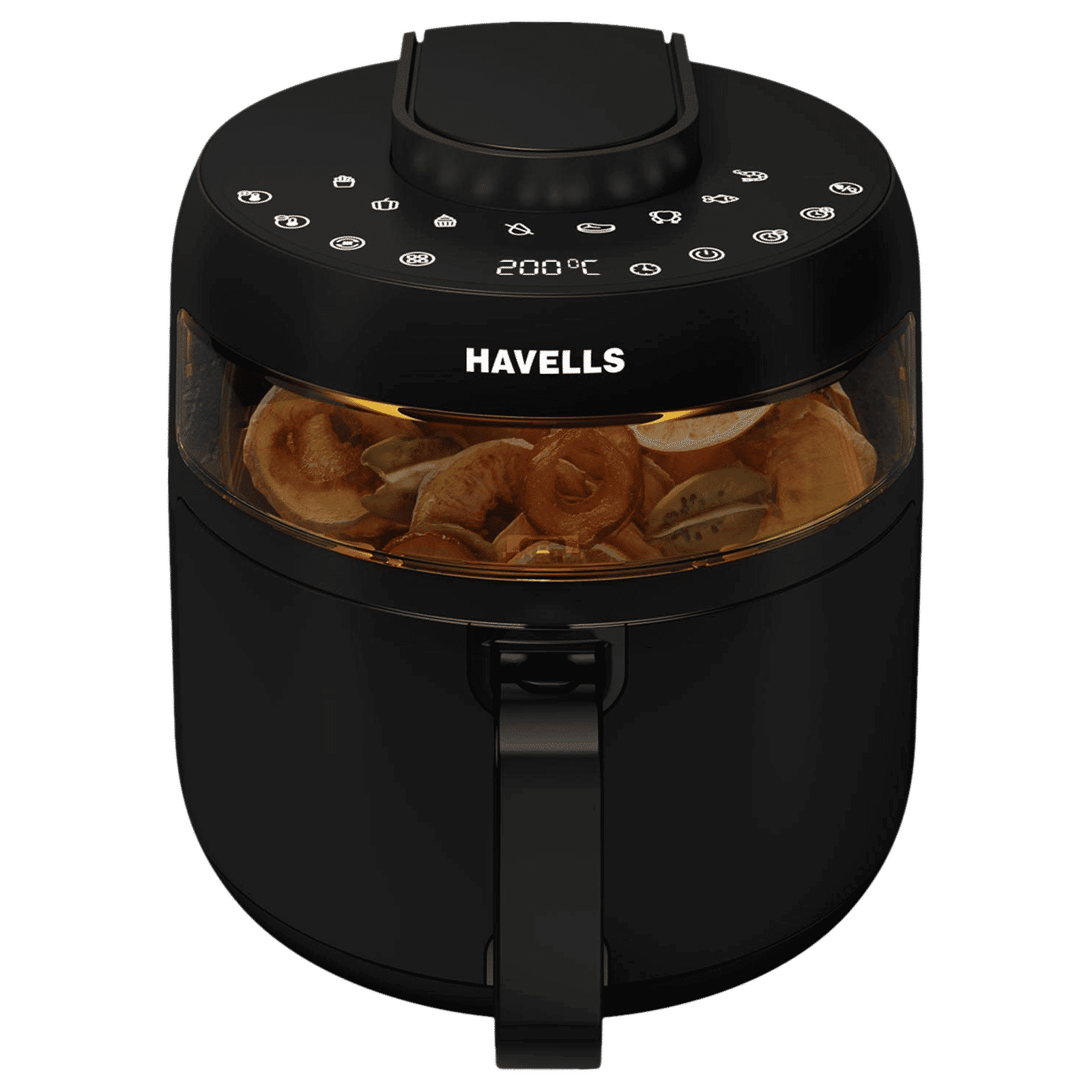 HAVELLS Prolife Crystal 5L 1500 Watt Digital Air Fryer with 8 Preset Options (Black)_8
