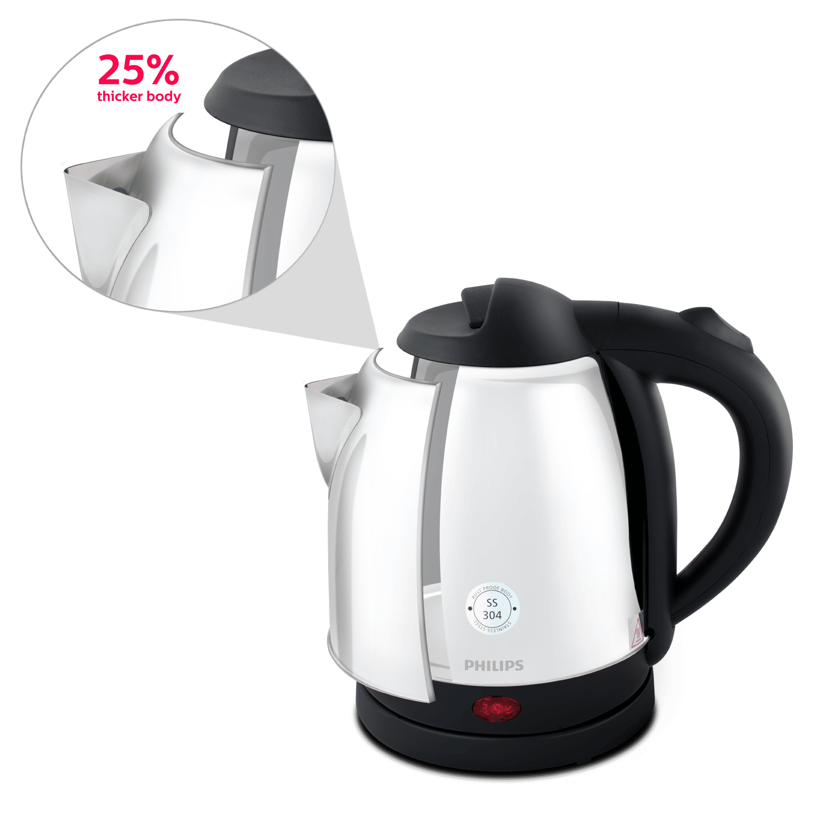 PHILIPS HD9383/00 1800 Watt 1.8 Litre Electric Kettle with Detachable Base (Black)_5