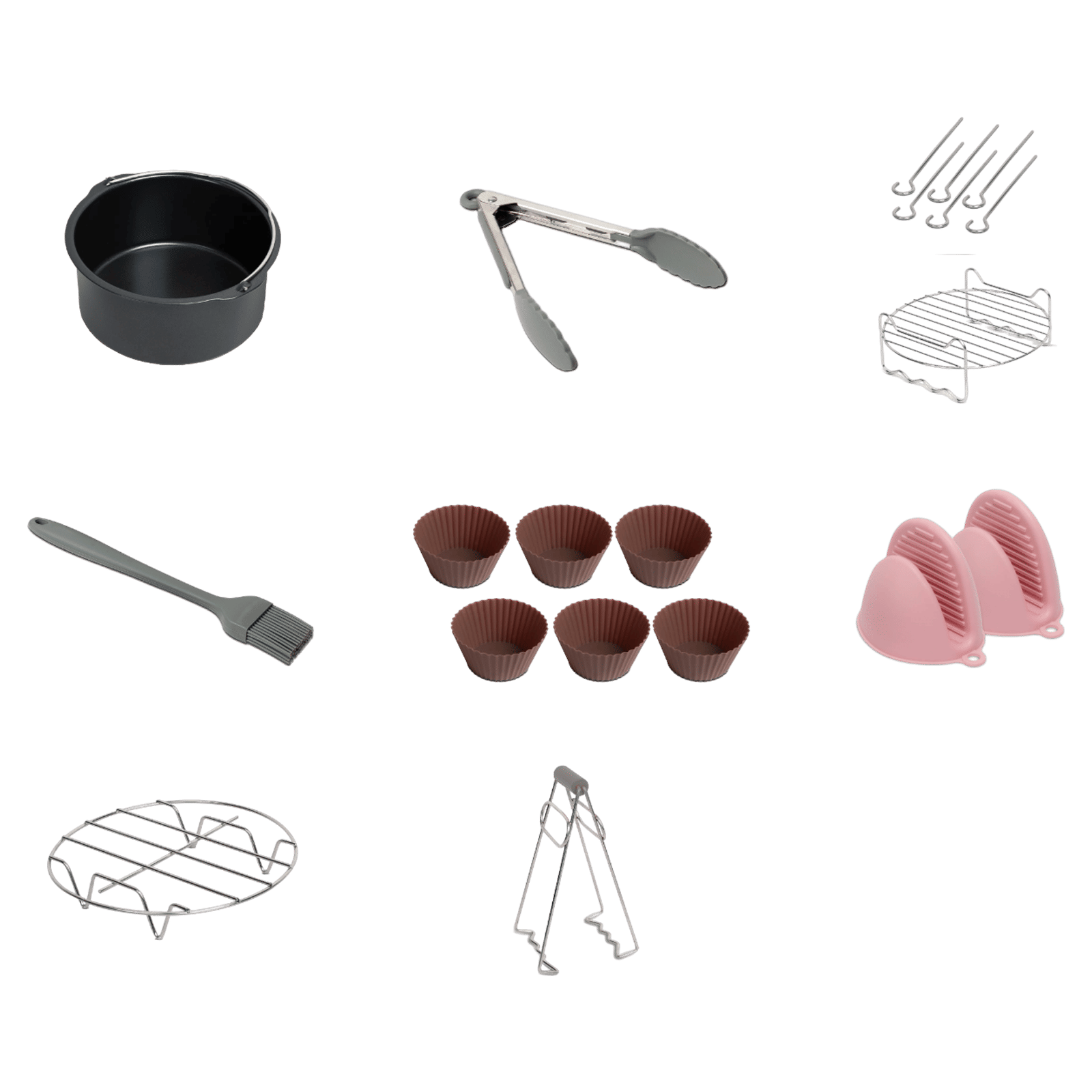 PHILIPS HD9850 All Purpose Kit For Airfryer (Dishwasher Safe, HD9850/01, Multicolour) PHILIPS HD9850 All Purpose Kit For Airfryer (Dishwasher Safe, HD9850/01, Multicolour)_1