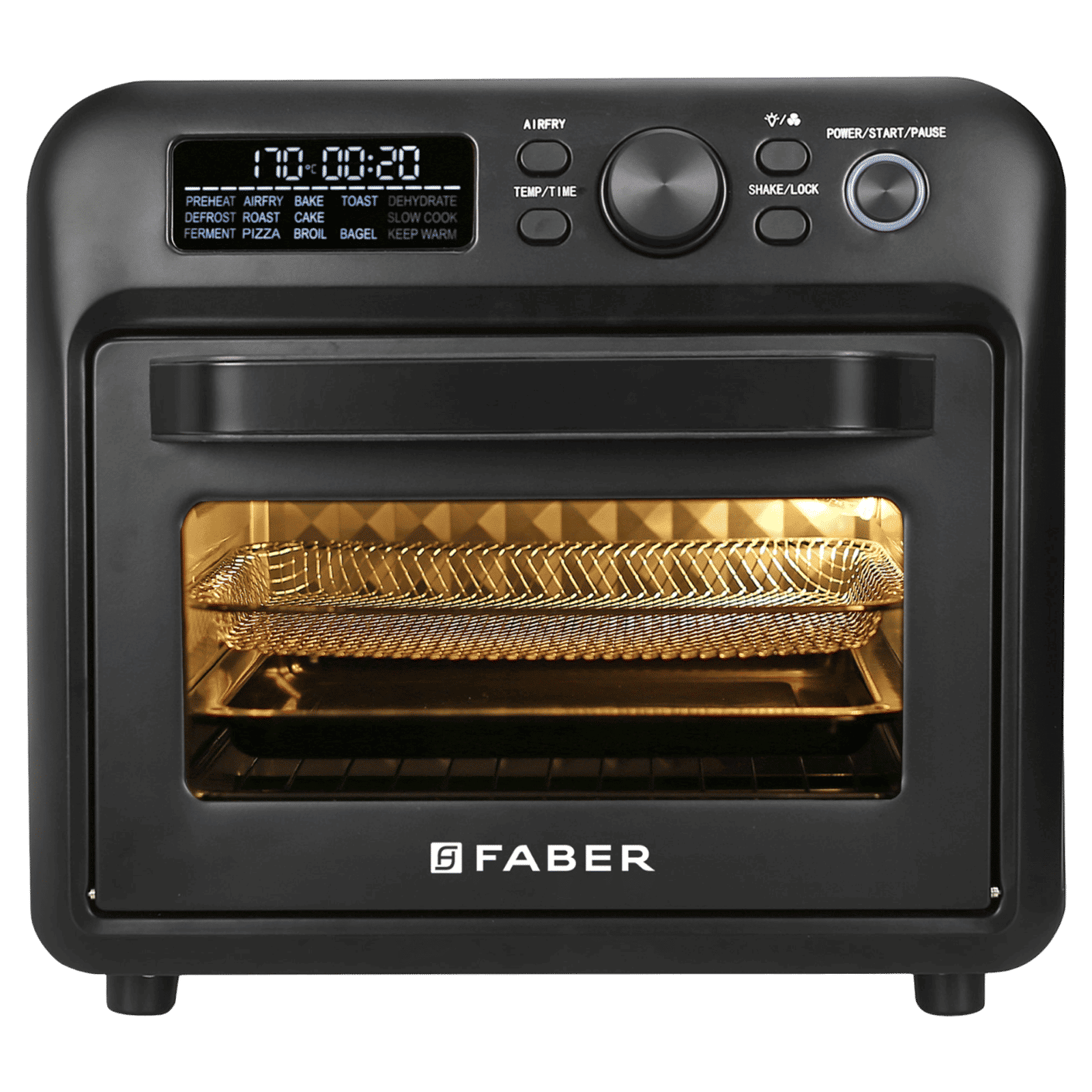 FABER 15DG 20L Oven Toaster Grill with 15 Auto Program (Black)_1