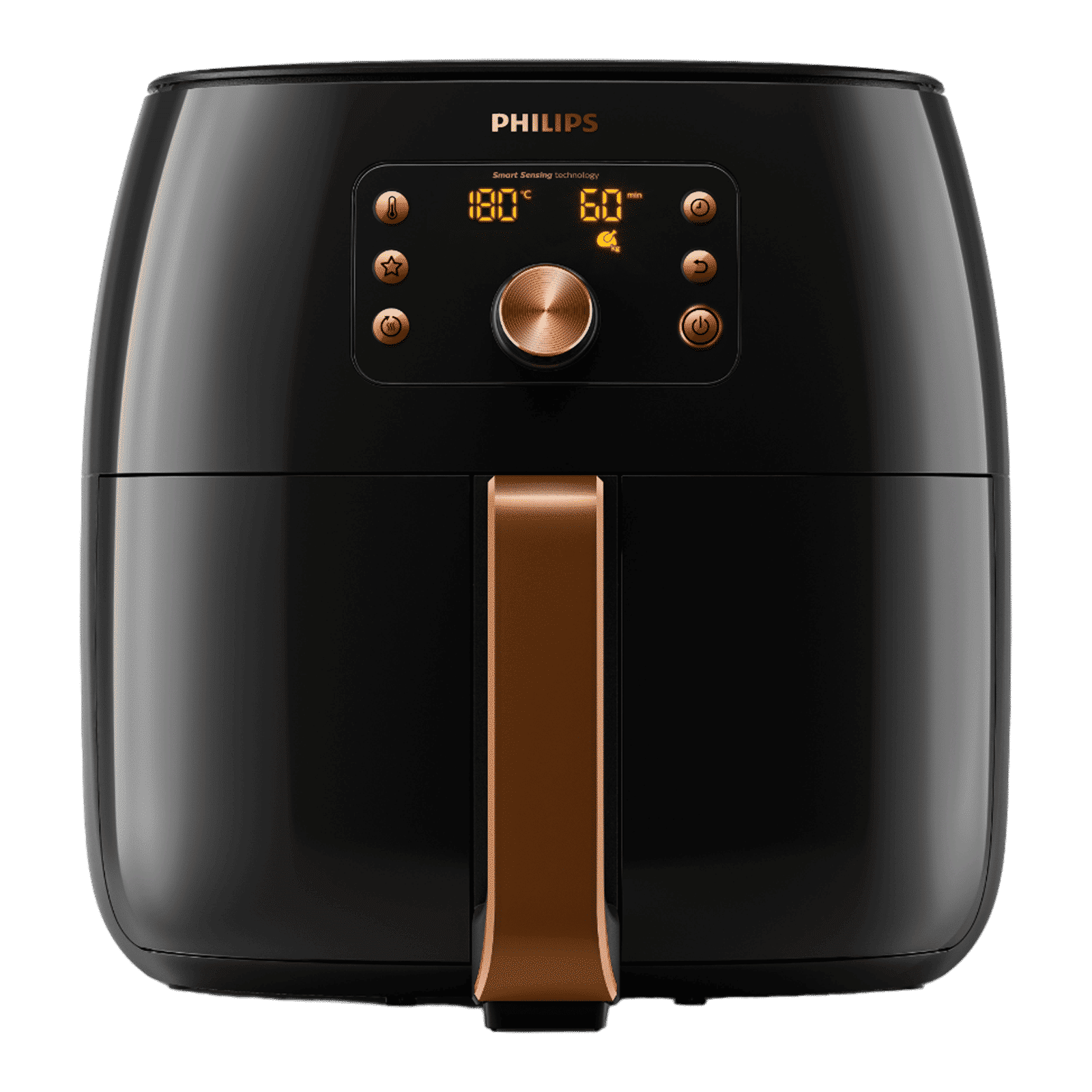 PHILIPS HD9867/90 7.3L 2225 Watt Air Fryer with Smart Sensing Technology (Deep Black and Copper) PHILIPS HD9867/90 7.3L 2225 Watt Air Fryer with Smart Sensing Technology (Deep Black and Copper)_1