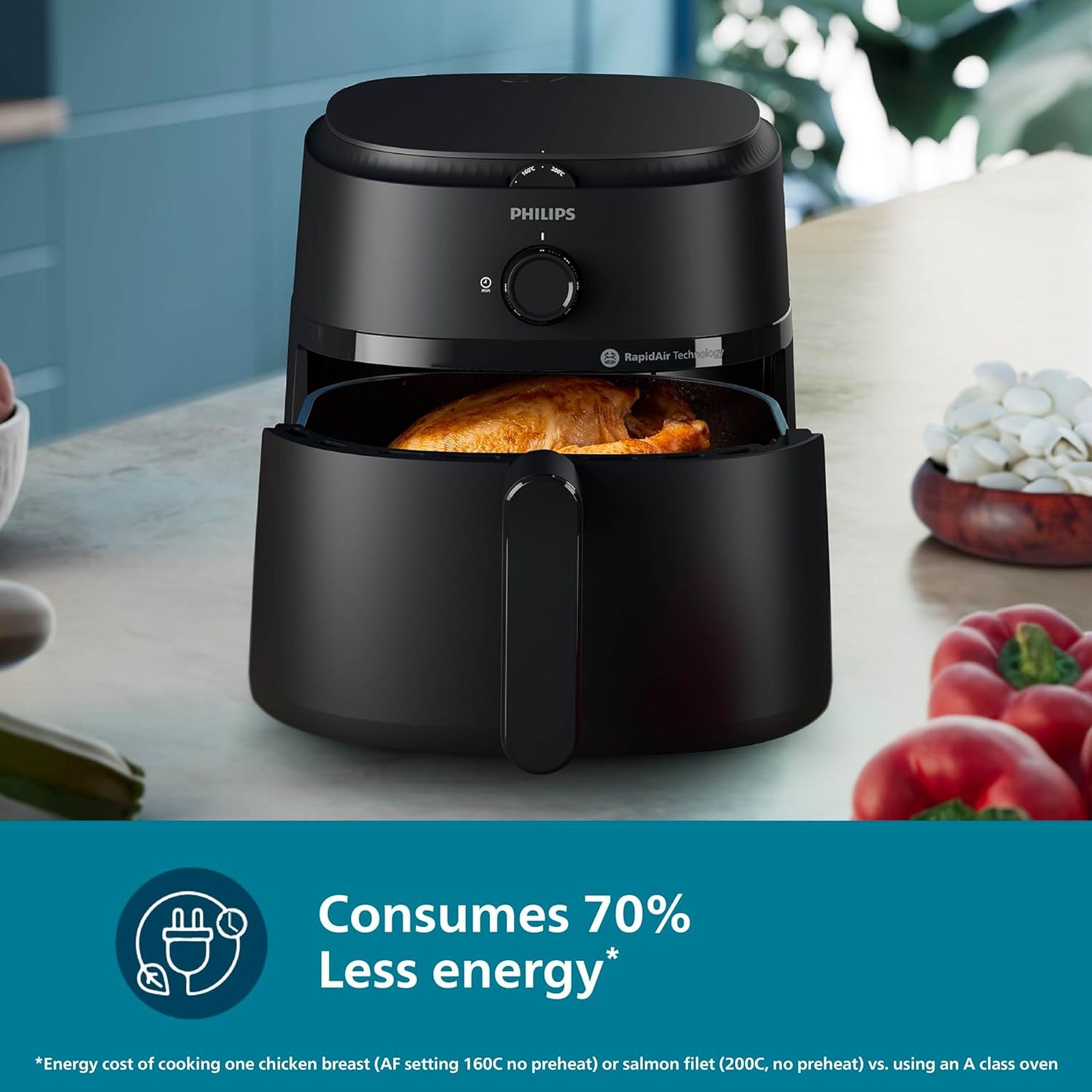 PHILIPS 1000 Series 4.2L 1500 Watt Air Fryer with Rapid Air Technology (Black) PHILIPS 1000 Series 4.2L 1500 Watt Air Fryer with Rapid Air Technology (Black)_10