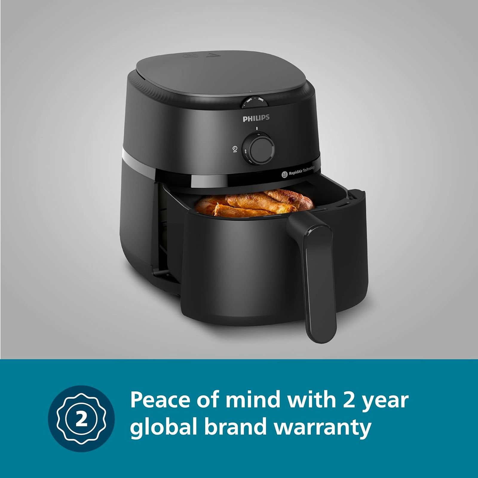 PHILIPS 1000 Series 4.2L 1500 Watt Air Fryer with Rapid Air Technology (Black) PHILIPS 1000 Series 4.2L 1500 Watt Air Fryer with Rapid Air Technology (Black)_5