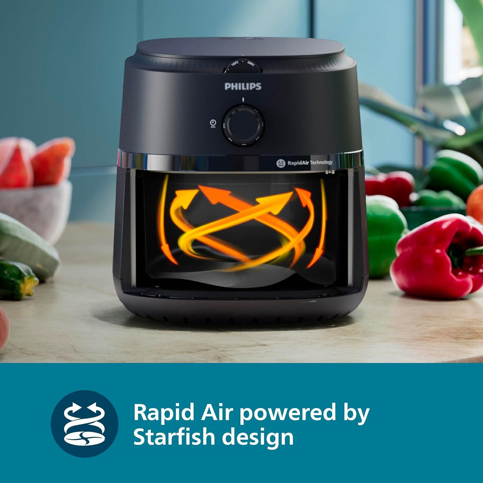 PHILIPS 1000 Series 4.2L 1500 Watt Air Fryer with Rapid Air Technology (Black) PHILIPS 1000 Series 4.2L 1500 Watt Air Fryer with Rapid Air Technology (Black)_7