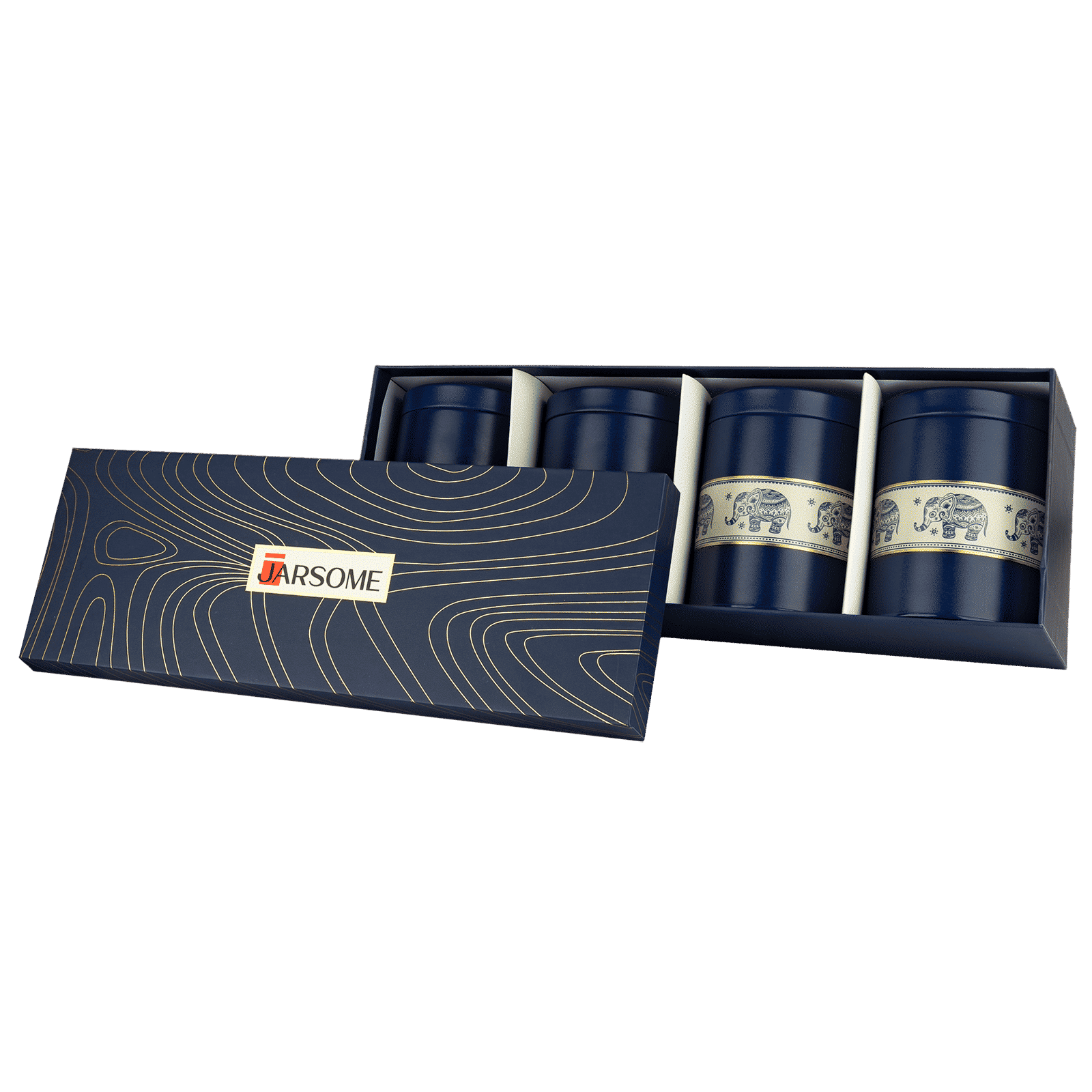 PHILIPS Jarsome Metal Container Set (Set of 4, Blue)_1