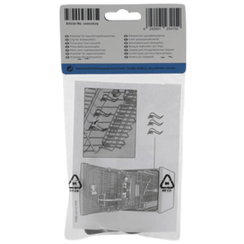 BOSCH Clip Holder for Dishwasher (10001629, Silver)_3