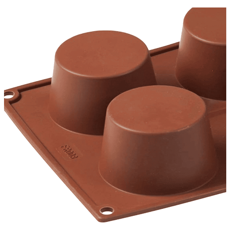 WONDERCHEF Pavoni Muffin 6 Portions Mould For Microwave, Refrigerator (Good Elasticity, 63152908, Brown) WONDERCHEF Pavoni Muffin 6 Portions Mould For Microwave, Refrigerator (Good Elasticity, 63152908, Brown)_6