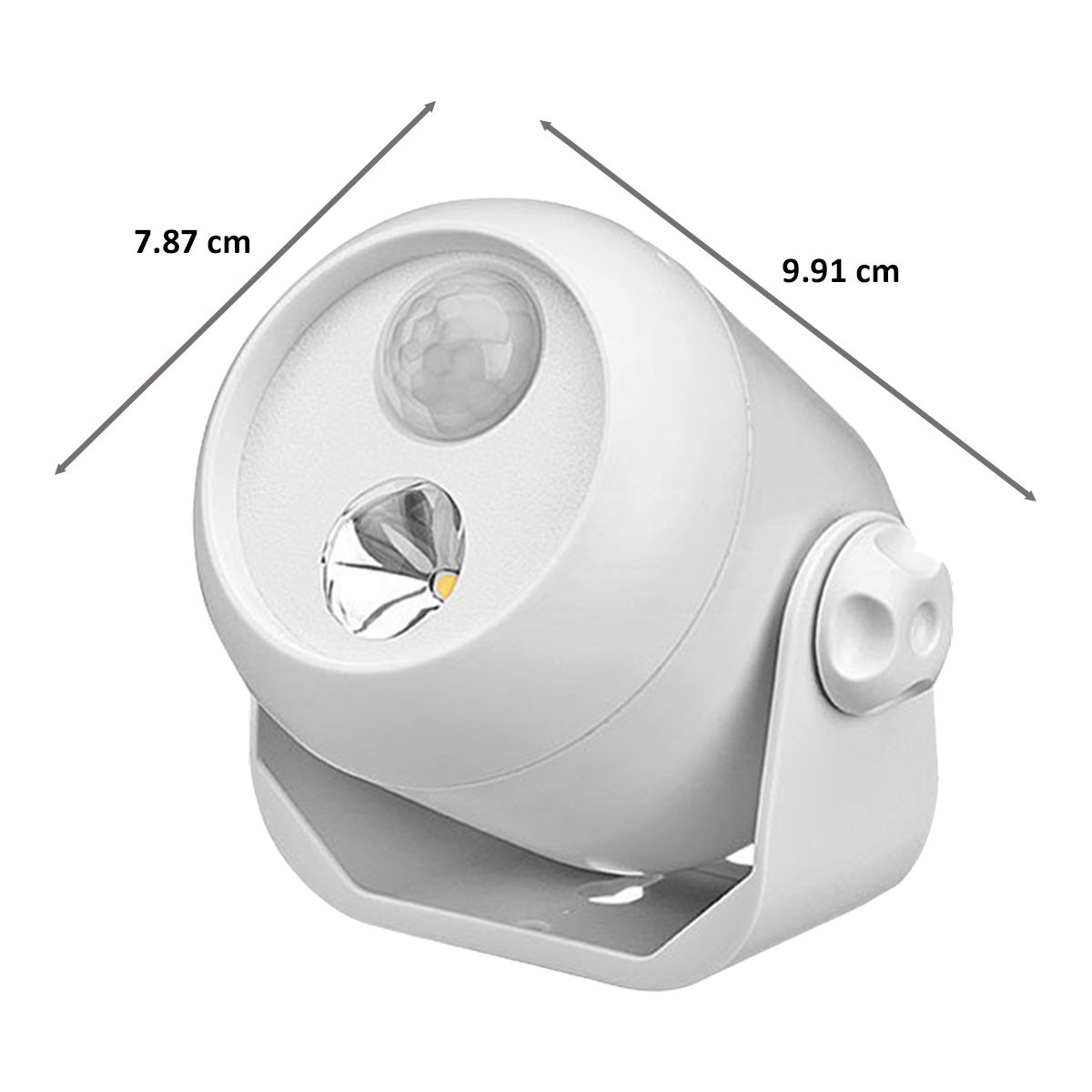 MR BEAMS Electric Powered 1 Watt Motion Sensor Smart Light (MB302, White)_2