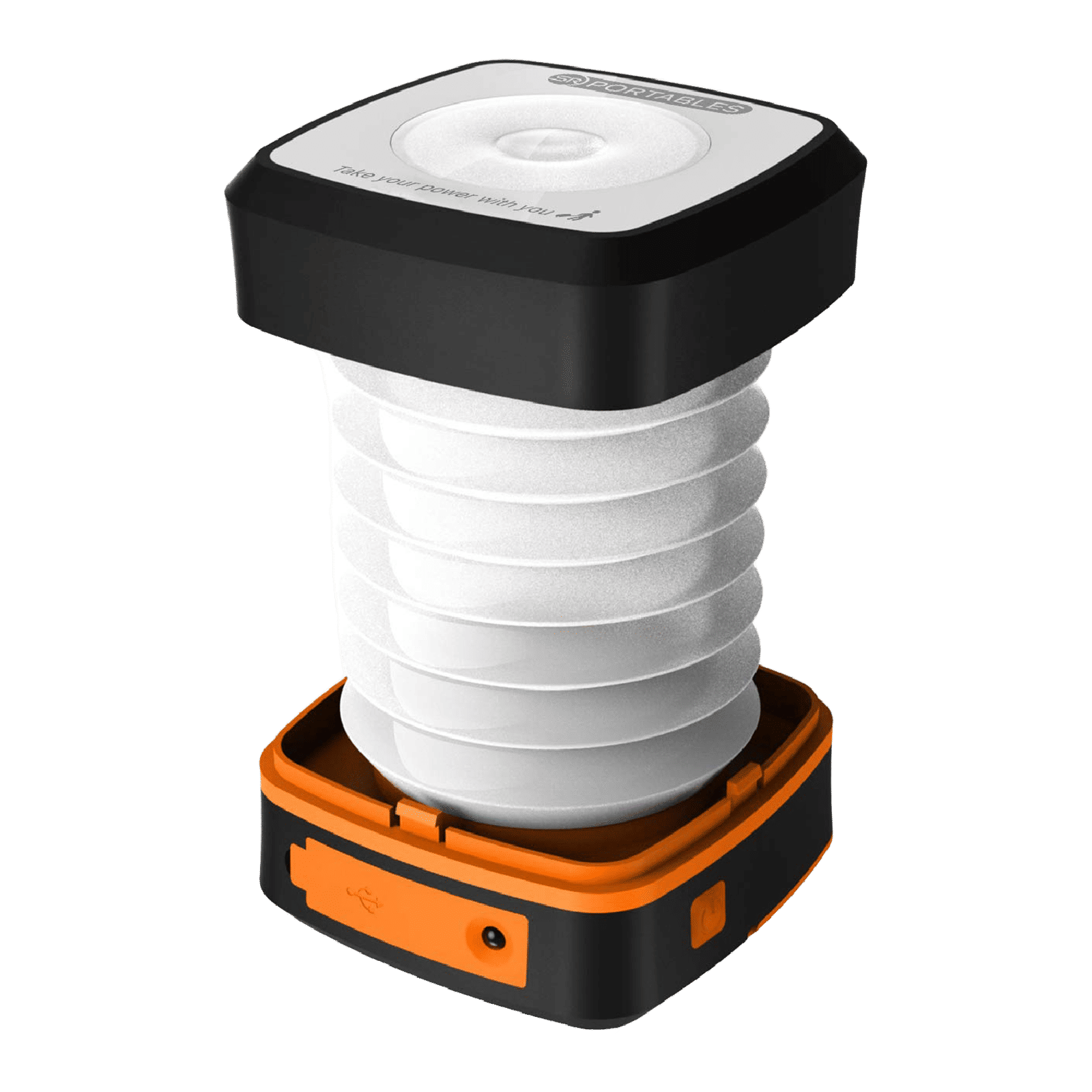 SR PORTABLES 1 Watt Solar Powered LED Light (140 Lumens, SRSOLLMP, Orange)_1