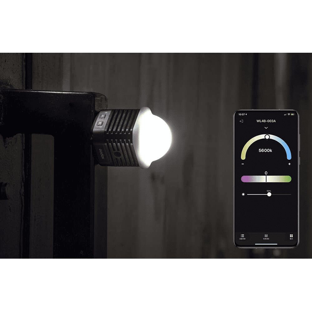Godox WL4B LED Light with Bluetooth Connectivity & Remote for Still Photography & Videography (IPX8 Waterproof)_12