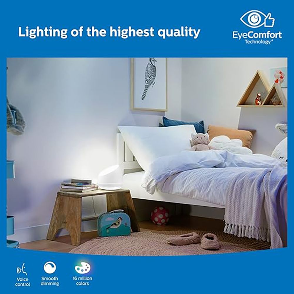 PHILIPS Wiz Squire 9 Watts LED Wi-Fi Table Lamp (16 Million Colors, 929003514801, White) PHILIPS Wiz Squire 9 Watts LED Wi-Fi Table Lamp (16 Million Colors, 929003514801, White)_7
