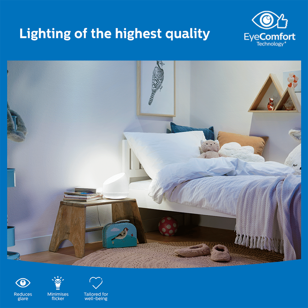 PHILIPS Wiz Squire 9 Watts LED Wi-Fi Table Lamp (16 Million Colors, 929003514801, White) PHILIPS Wiz Squire 9 Watts LED Wi-Fi Table Lamp (16 Million Colors, 929003514801, White)_8