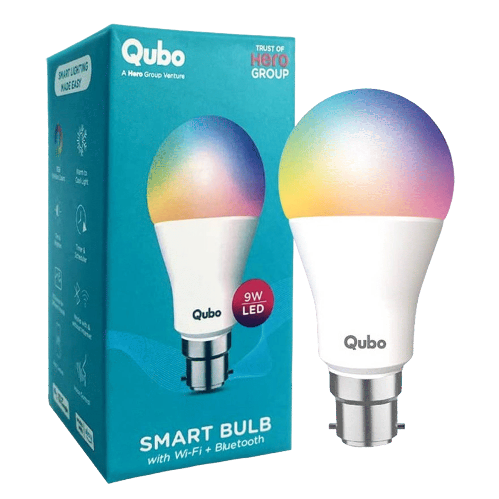 Qubo B22 9 Watts Electric Powered Smart Bulb (860 Lumens, HLB06D1001, White) Qubo B22 9 Watts Electric Powered Smart Bulb (860 Lumens, HLB06D1001, White)_2