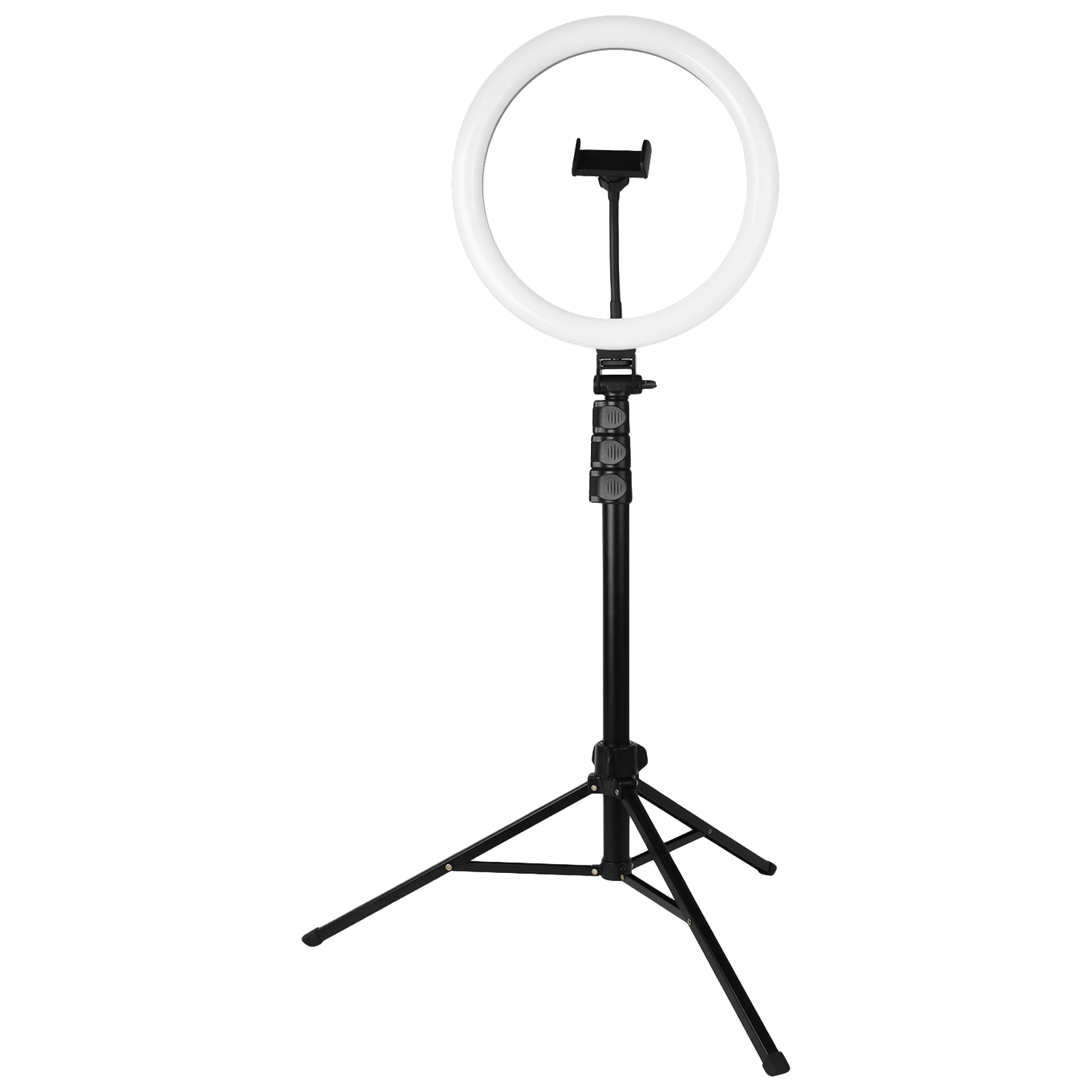 Croma Ring Light with Mobile Holder for Streaming and Photography (10 Brightness Levels) Croma Ring Light with Mobile Holder for Streaming and Photography (10 Brightness Levels)_1