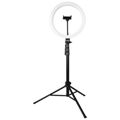 Croma Ring Light with Mobile Holder for Streaming and Photography (10 Brightness Levels)