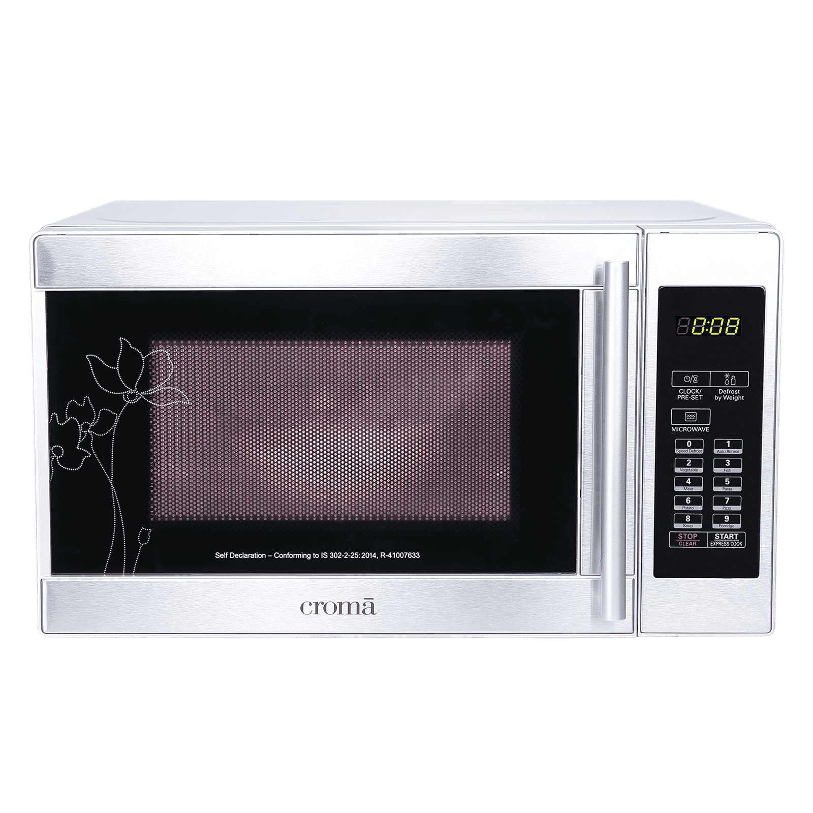 Croma 20L Solo Microwave Oven with Temperature Sensor (CRM2025, Grey)_1