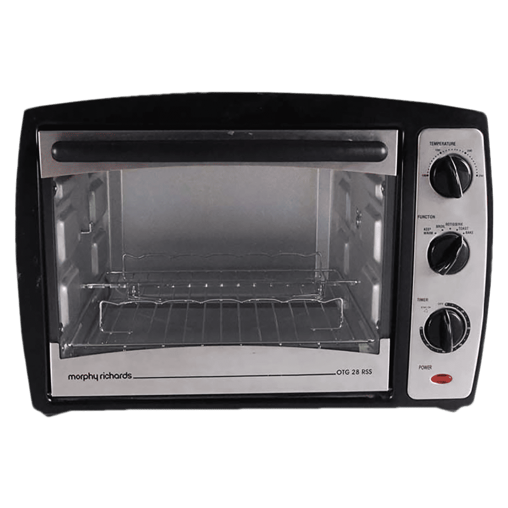 morphy richards 28RSS 28L Oven Toaster Grill with Motorized Rotisserie (Black)_1