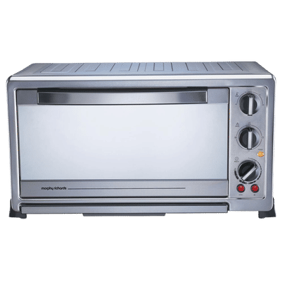 morphy richards 60L Oven Toaster Grill with Preset Cooking Modes (60RCSS, Black/Silver)