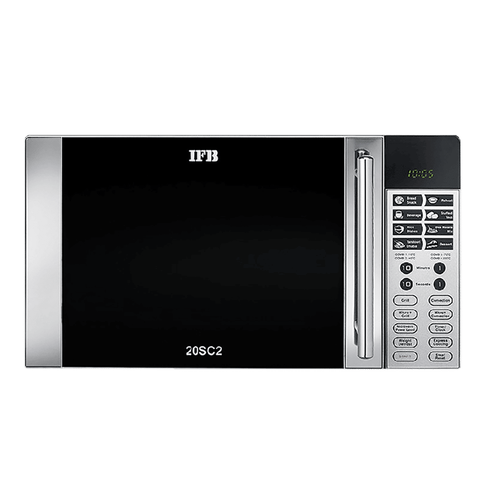 IFB 20SC2 20L Convection Microwave Oven with 24 Auto Menu (Metallic Silver) IFB 20SC2 20L Convection Microwave Oven with 24 Auto Menu (Metallic Silver)_1