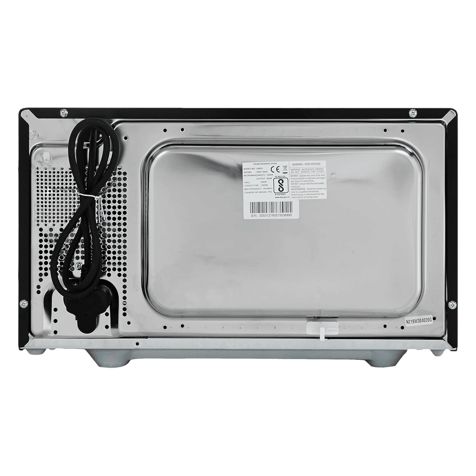 IFB 23L Convection Microwave Oven with 71 Autocook Menus (23BC4, Black Floral)_8