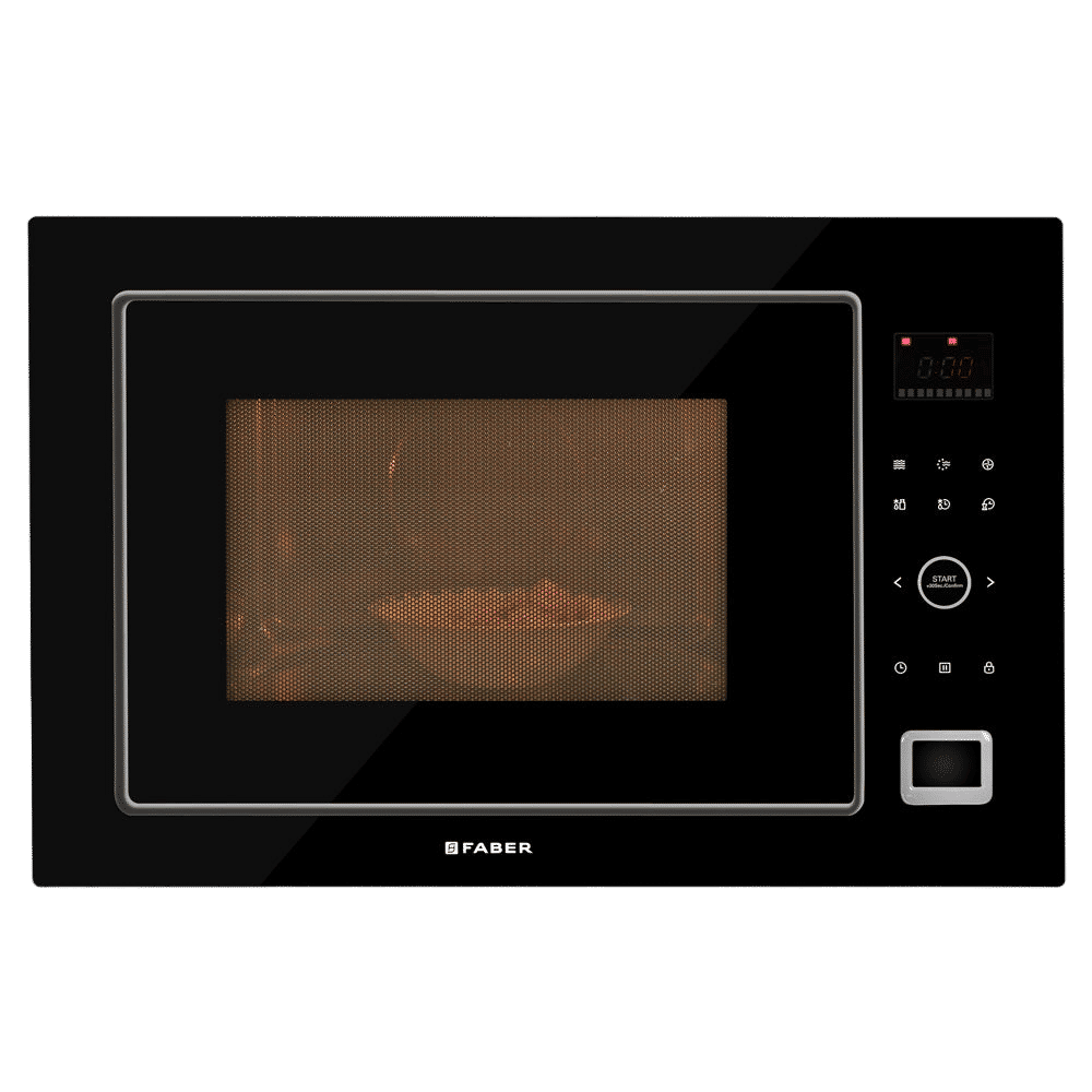 FABER FBIMWO GLB 32L 60cm Built-in Microwave with 10 Autocook Menus (FBIMWO 32L CGS BK, Black) FABER FBIMWO GLB 32L 60cm Built-in Microwave with 10 Autocook Menus (FBIMWO 32L CGS BK, Black)_1