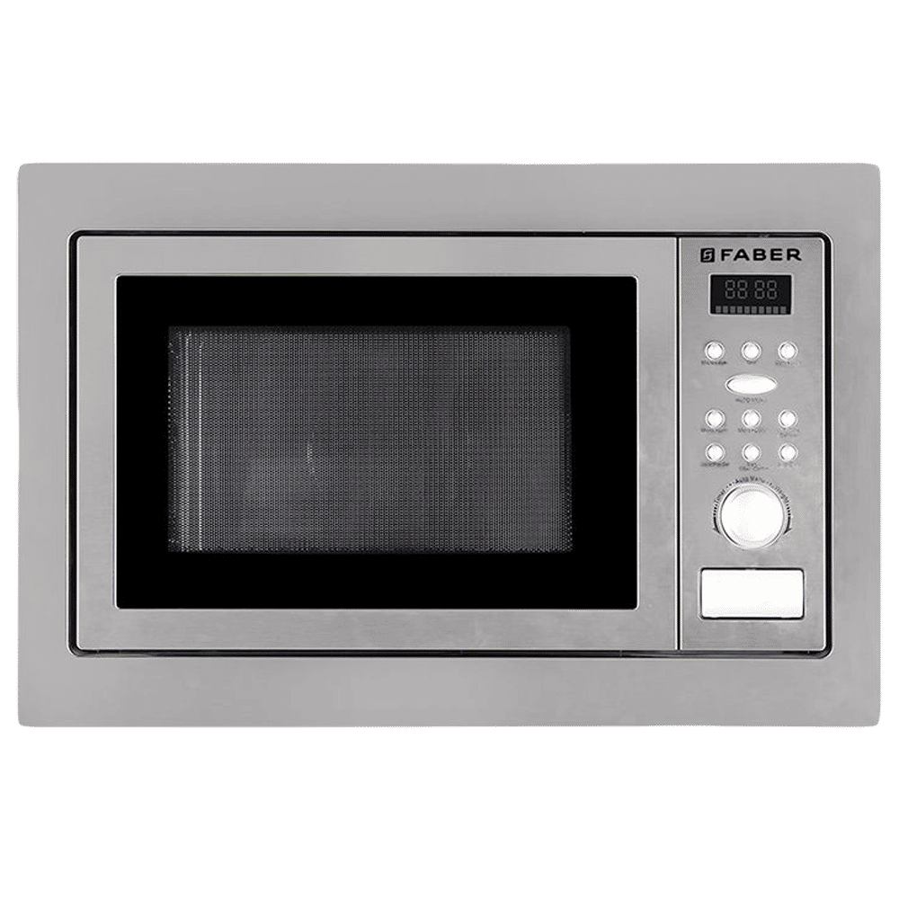 FABER FBIMWO CGS/FG 25L 60cm Built-in Microwave with 10 Autocook Menus (FBIMWO 25L CGS/FG, Stainless Steel) FABER FBIMWO CGS/FG 25L 60cm Built-in Microwave with 10 Autocook Menus (FBIMWO 25L CGS/FG, Stainless Steel)_1