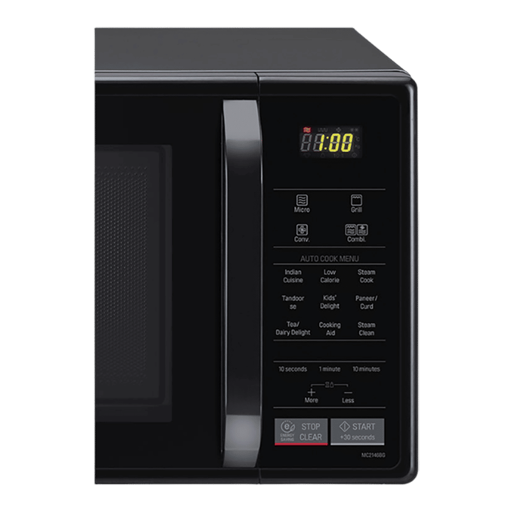 LG 21L Convection Microwave Oven with Intellowave Technology (Glossy Black)_4