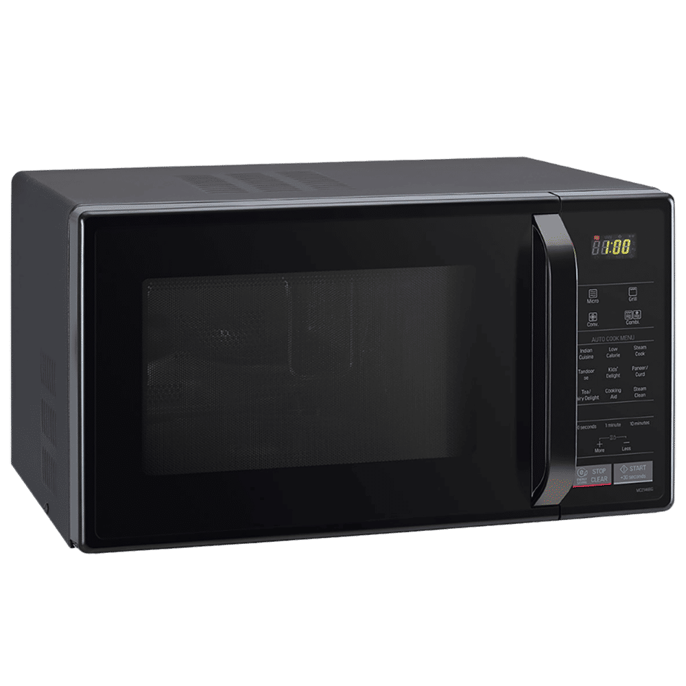 LG 21L Convection Microwave Oven with Intellowave Technology (Glossy Black)_9