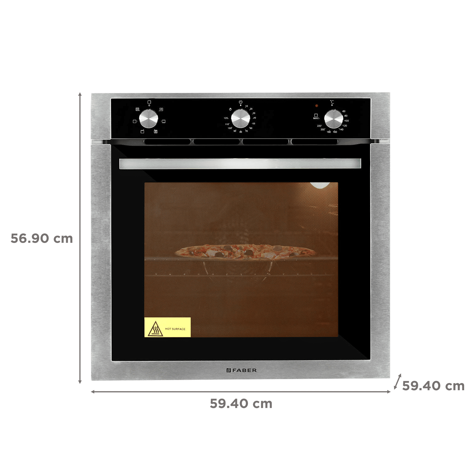 FABER 80L 60cm Built-in Microwave with 6 Autocook Menus (FBIO 80L 6F, Black)_2