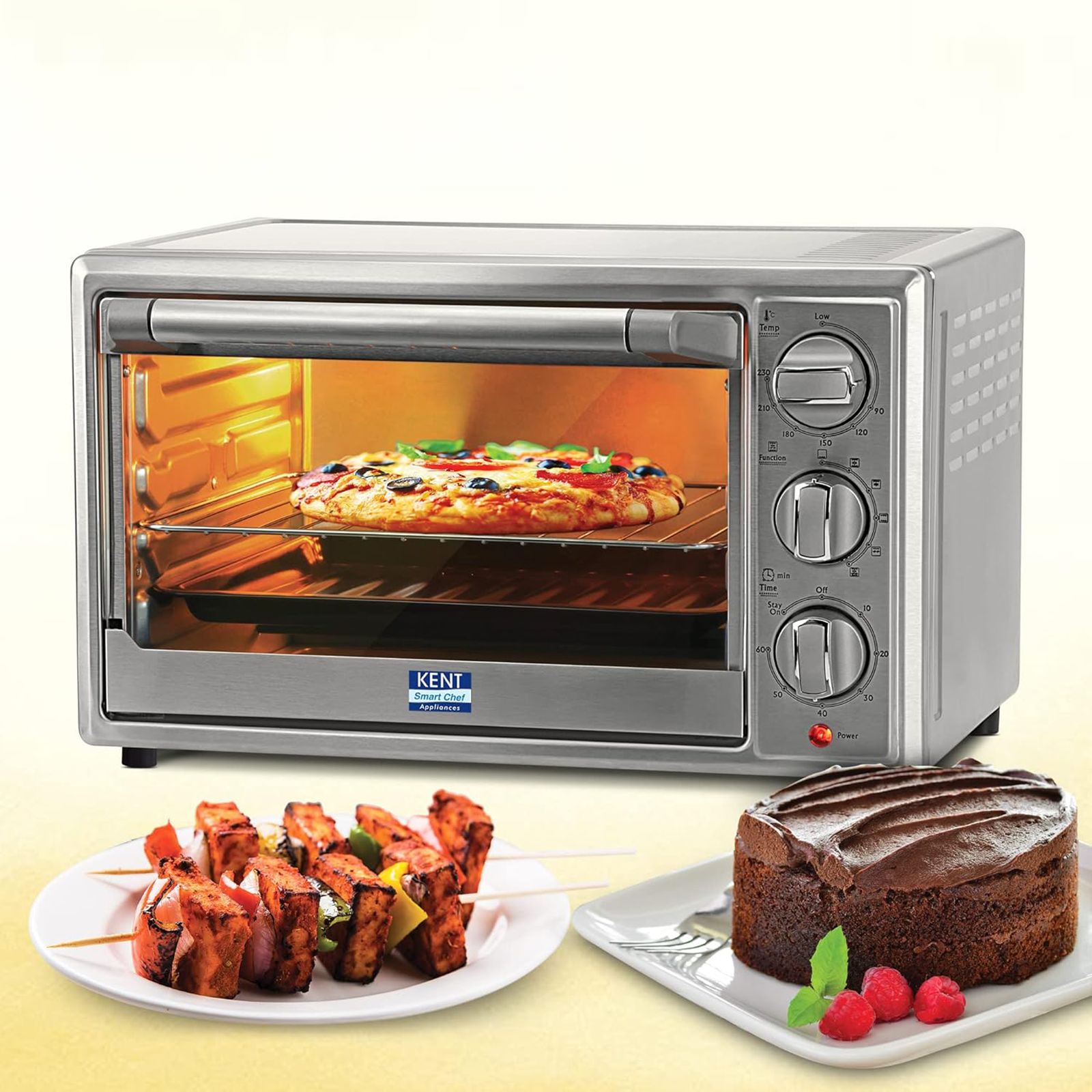 KENT 16041 30L Oven Toaster Grill with Rotisserie & Convection Function (Silver) KENT 16041 30L Oven Toaster Grill with Rotisserie & Convection Function (Silver)_6