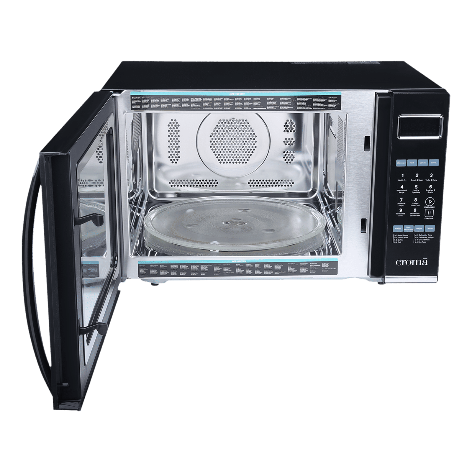 Croma 30L Convection Microwave Oven with 305 Autocook Menu (CRAM0152, Black) Croma 30L Convection Microwave Oven with 305 Autocook Menu (CRAM0152, Black)_14
