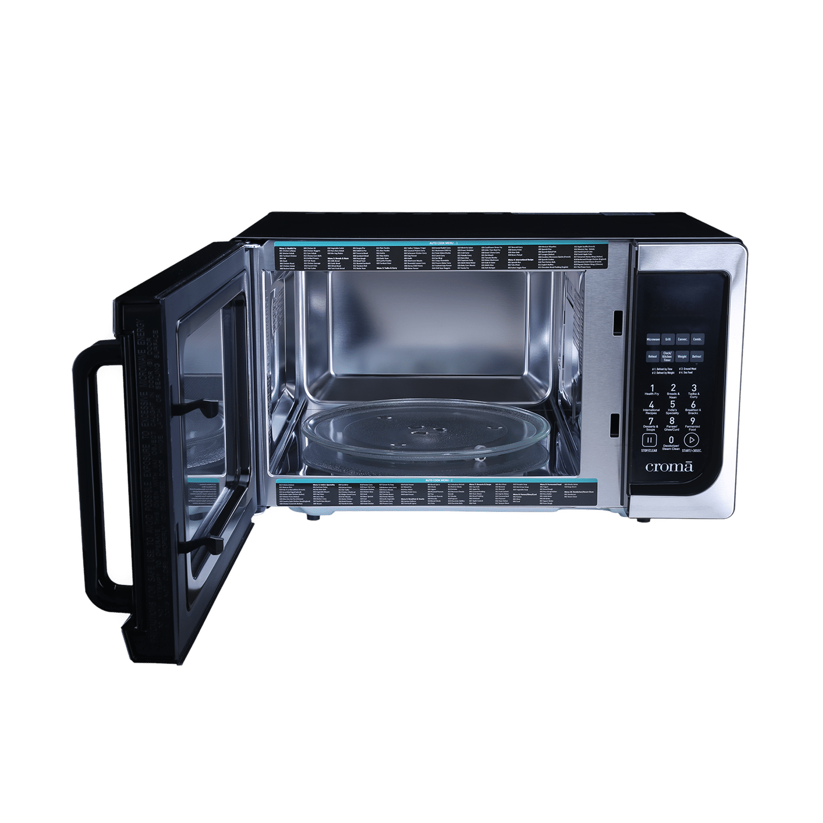 Croma 23L Convection Microwave Oven with 205 Auto Cook Menus (CRAM0151, Black)_17