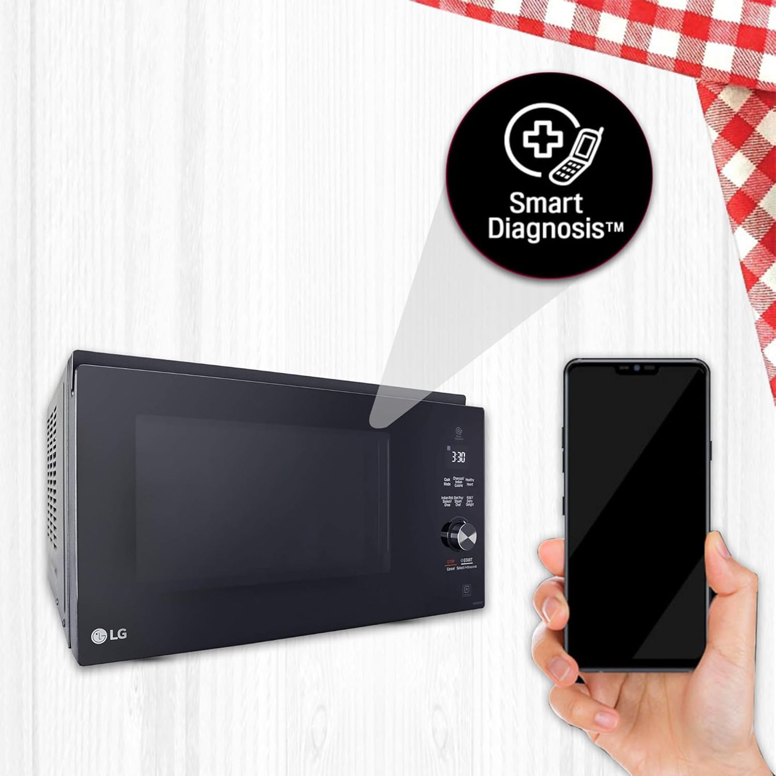 LG 32L Convection Microwave Oven with Charcoal Technology (MJEN326SF.DBKQILN, Black) LG 32L Convection Microwave Oven with Charcoal Technology (MJEN326SF.DBKQILN, Black)_19