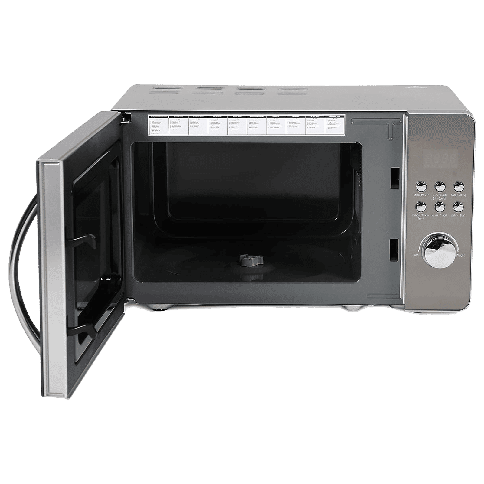 Haier 20L Convection Microwave Oven with 66 Autocook Menu (HIL2001CSPH, Silver) Haier 20L Convection Microwave Oven with 66 Autocook Menu (HIL2001CSPH, Silver)_4