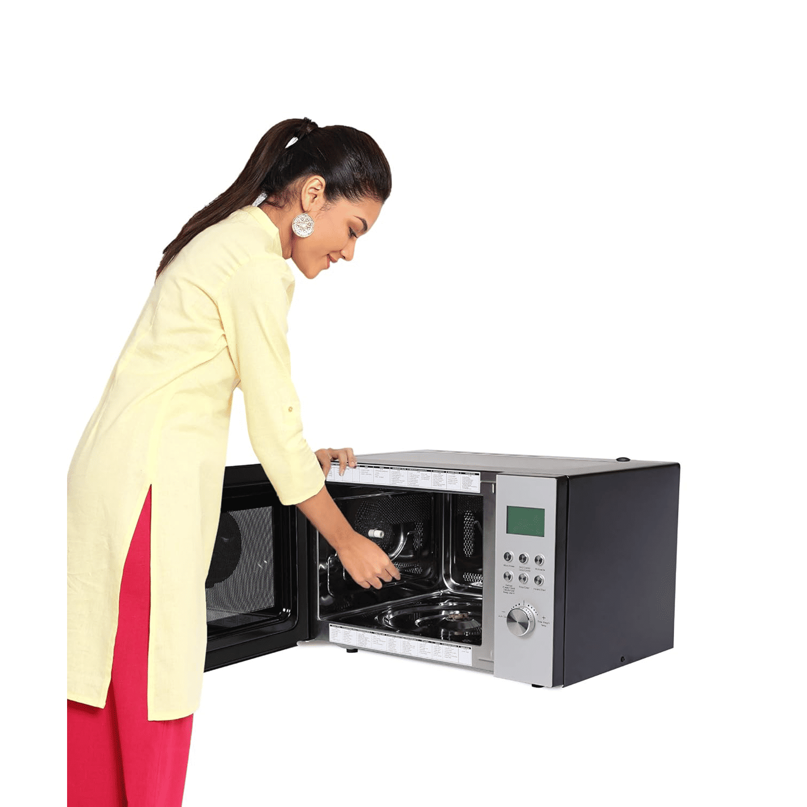Haier 28L Convection Microwave Oven with 123 Autocook Menus (Black)_12