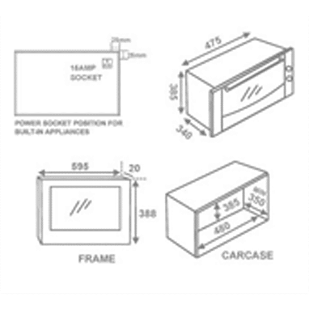elica EPBI MW 220 22L Built-in Microwave Oven with 8 Autocook Menus (Silver)_4