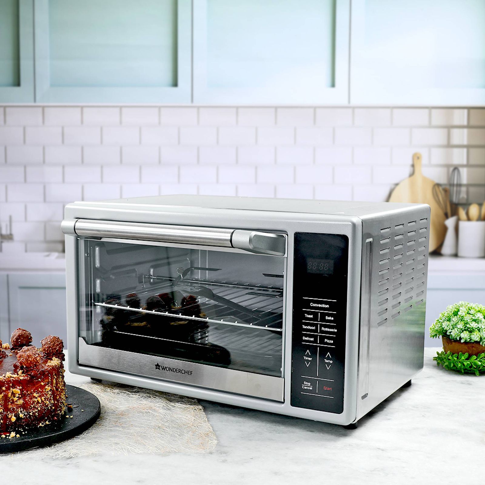 WONDERCHEF Prato 30L Oven Toaster Grill with Rotisserie (63153100, Silver) WONDERCHEF Prato 30L Oven Toaster Grill with Rotisserie (63153100, Silver)_13